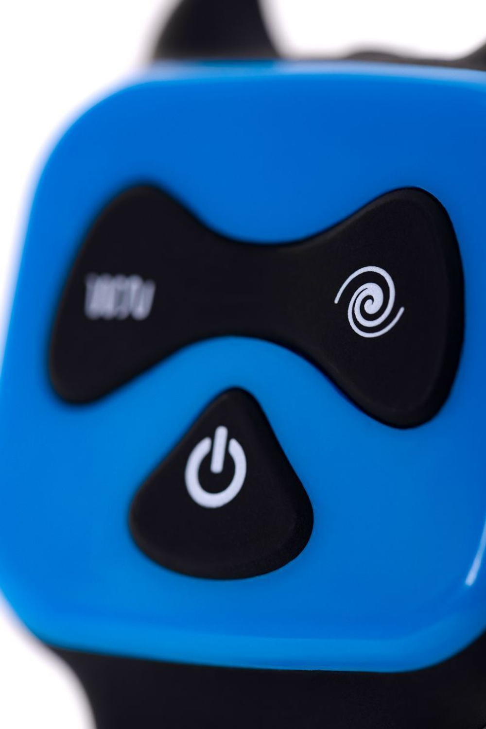 Вибростимулятор простаты с подогревом (Цвет: черный с синим)