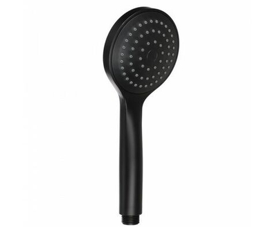 Лейка для душа, RAIN, 1 режим, 100 мм, черная