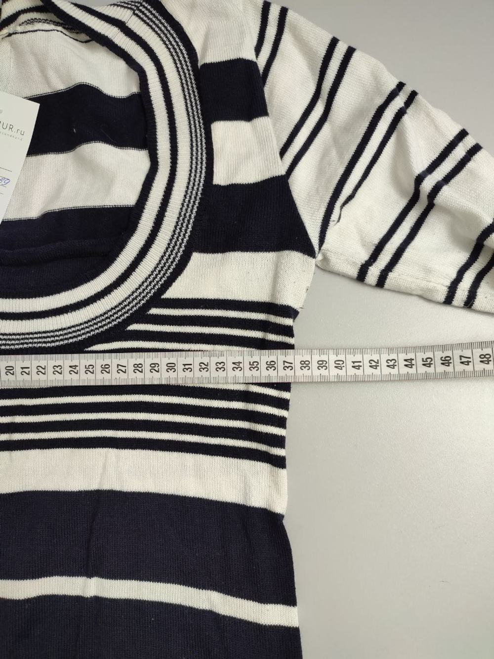 Джемпер в полоску 40 размер