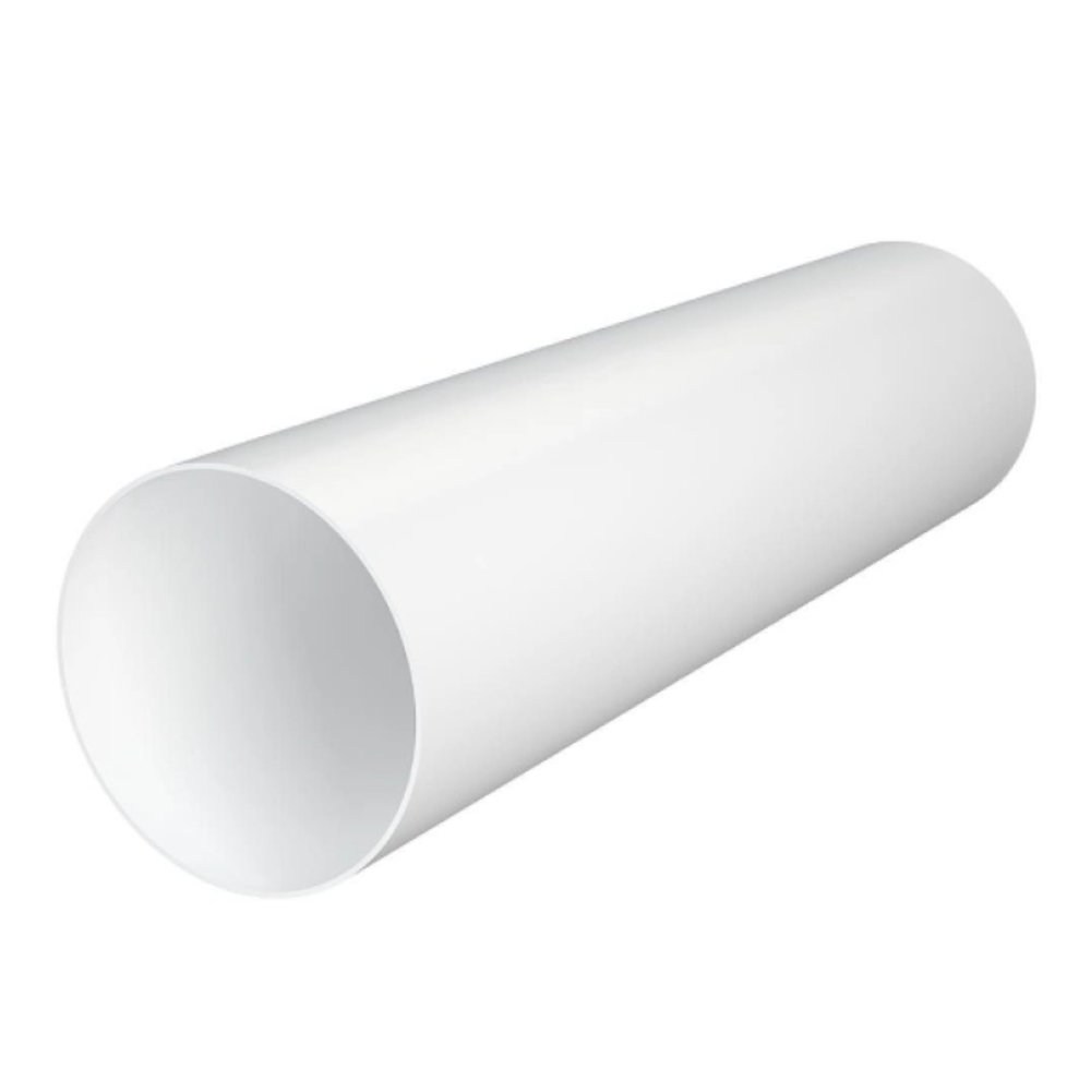 Канал (воздуховод) круглый Era 10ВП, d=100 мм (0,5 м), пластик