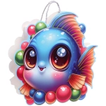 Пакет подарочный «Зверятки» 18*24*9 см