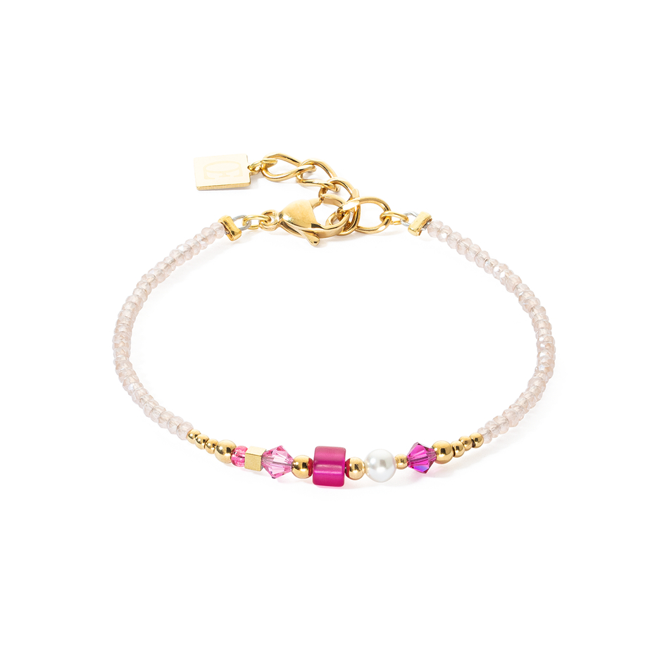Браслет Coeur de Lion Pink-Gold 4355/30-0416