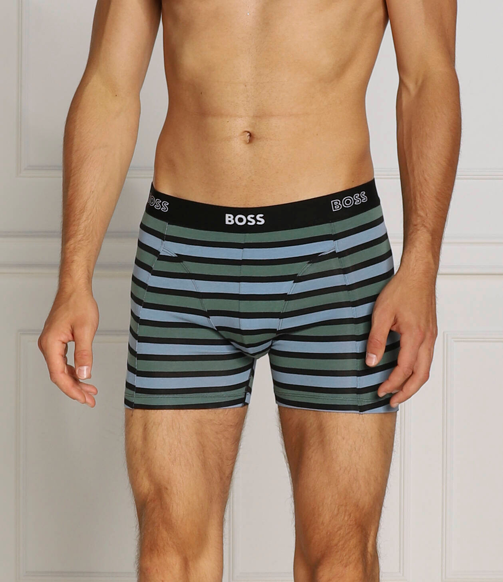 трусики-боксеры 2 шт. boxerbr 2p print BOSS BLACK - черный(50479085)