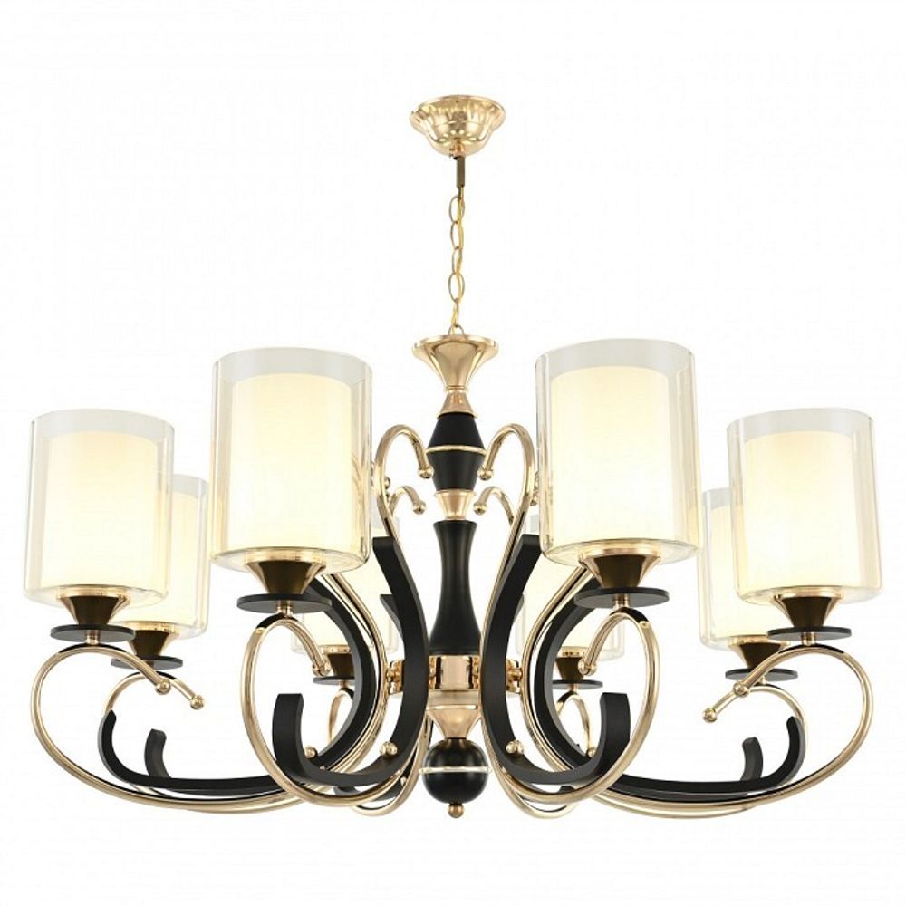 Подвесная люстра Arte Milano Florentia-2237 302237/8 Bk/Gd