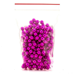 Новогодние бусы 7,5ммх2,7м, фуксия