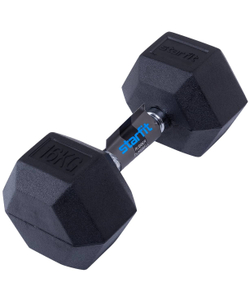 Гантель обрезиненная DB-301 16 кг, черный