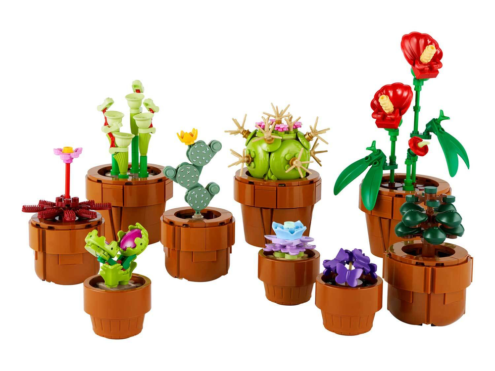 LEGO Icons 10329 «Миниатюрные растения» — коллекция Botanical, стильный декор