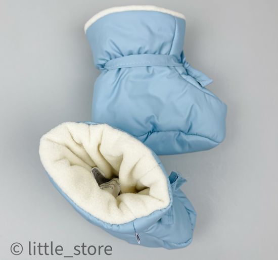 Пинетки Осень/зима "Морис" голубые