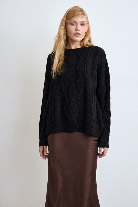 Юбка макси из жатого сатина