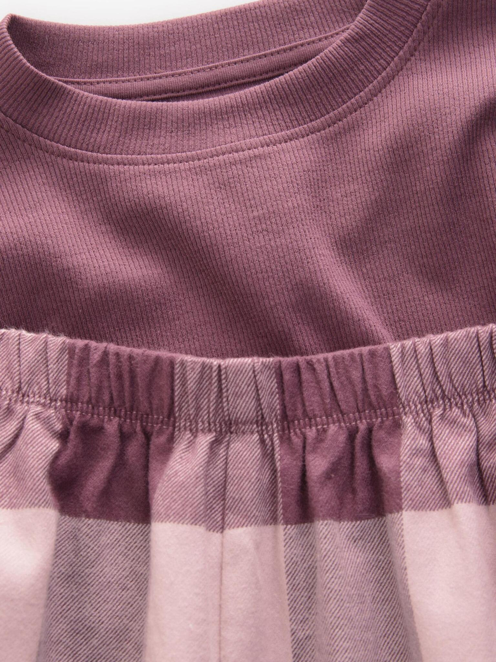 Пижама для девочки Next B79-520, 3 шт., Белый, Розовый, Бордовый