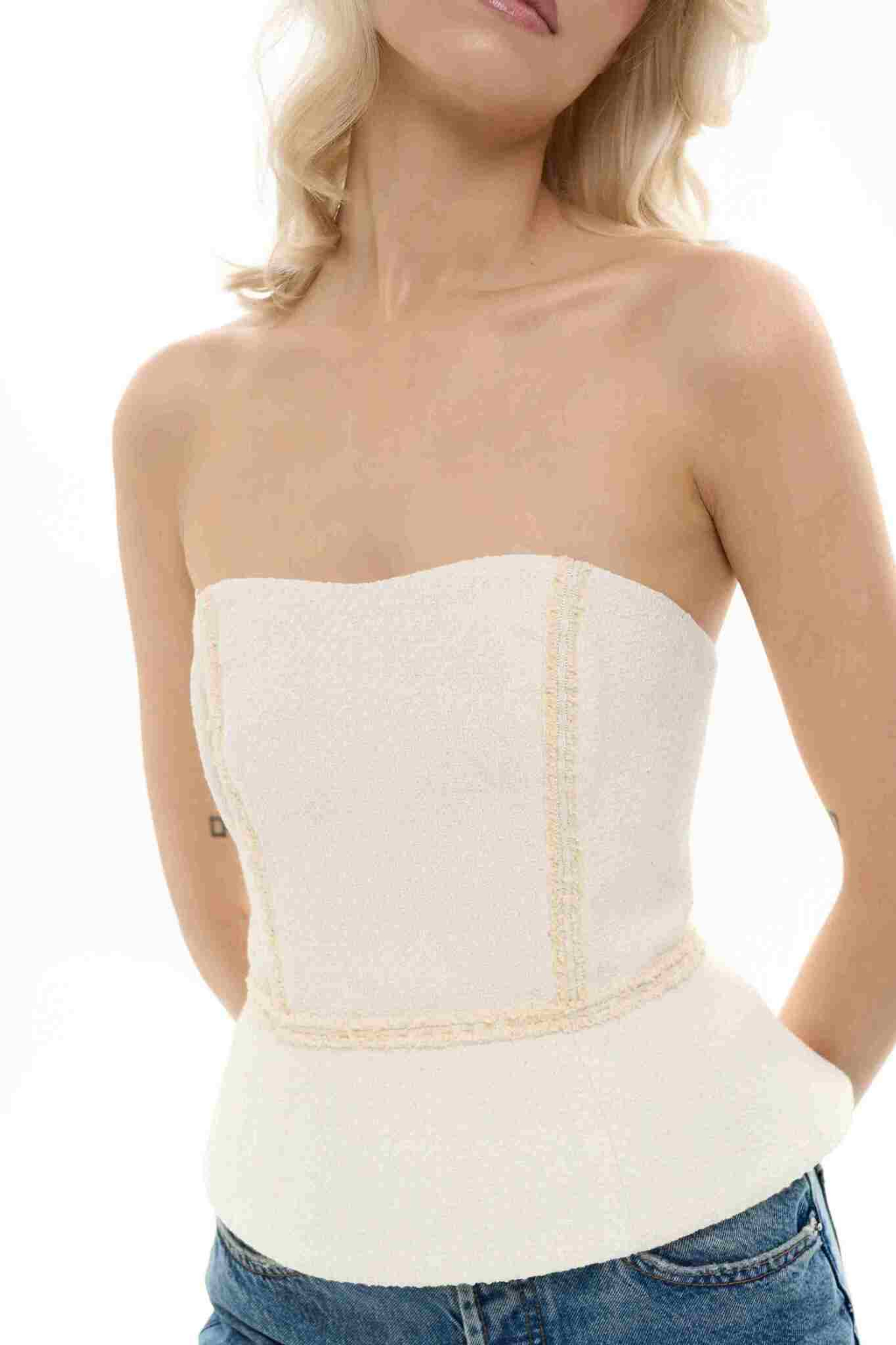 Корсет-бандо с баской