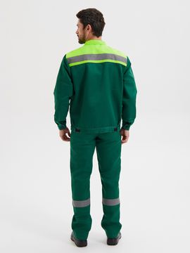 Костюм "Нова" полукомбинезон (зеленый/лимон)