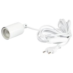 Светильник для растений ЭРА FITO-Hanging сeramic holder 3 m подвесной патрон керамический с кабелем и цоколем Е27 | Светильники для растений