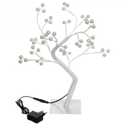 Фигура световая «Дерево-Мерцающий шар» 40 см 54 лампы LED, USB питание, Теплый белый (мерцание)