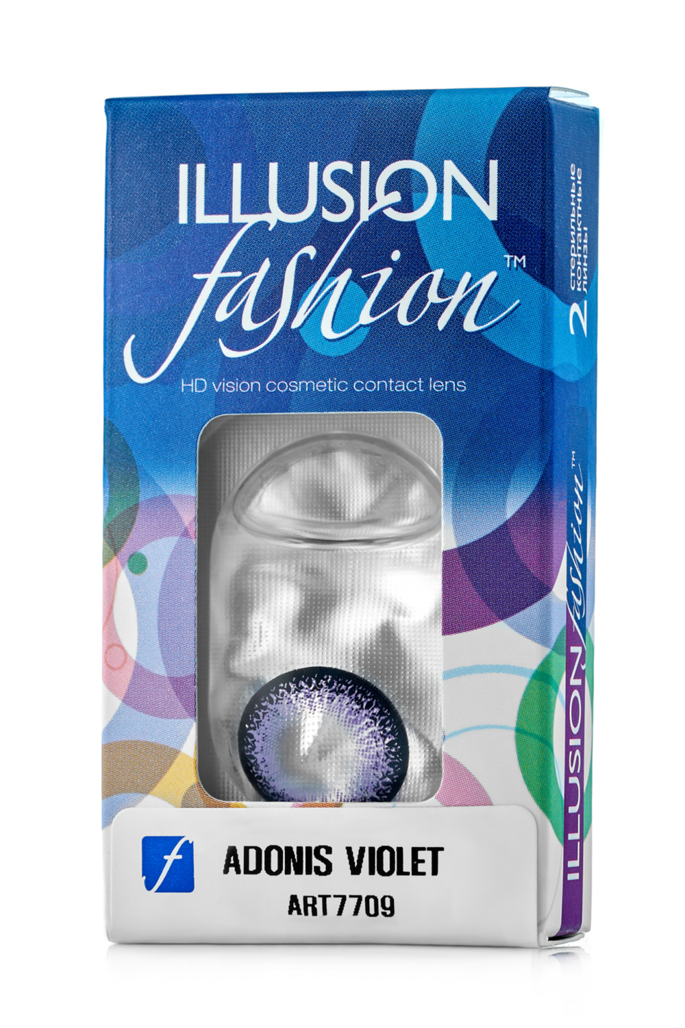 Цветные линзы ILLUSION Fashion Adonis купить в интернет магазине Линзынадом24.рф