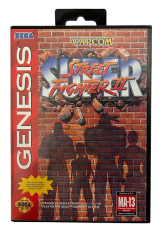 Картридж Super Street Fighter II (Sega Genesis)
