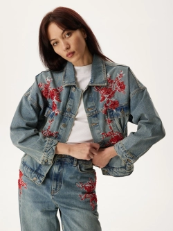 Жакет джинсовый АУРА, синий