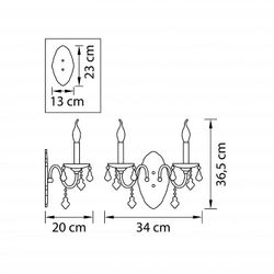 Бра Lightstar Classic 700624