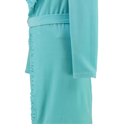 Элитный халат велюровый Ariel лазурь от Vossen Австрия