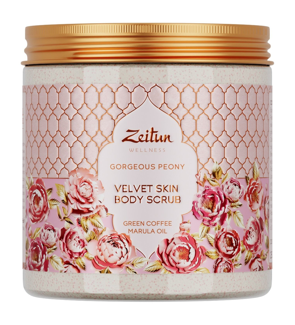Крем-скраб для тела ZEITUN Gorgeous Peony Velvet Skin Body Scrub 250 мл