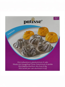 Форма для выпечки на 4 ячейки Patisse Premium 24х24х4.5 см
