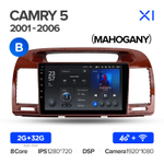 Teyes X1 9" для Toyota Camry 2001-2006
