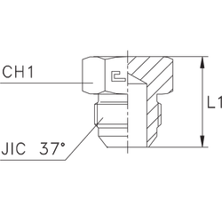 Заглушка V (Ш) JIC 1.1/16"
