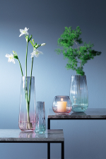 Ваза Dusk 20 см зелено-серая