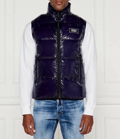 Пуховая безрукавка Dsquared2 - темно-синий(S74FB0317 S54056)
