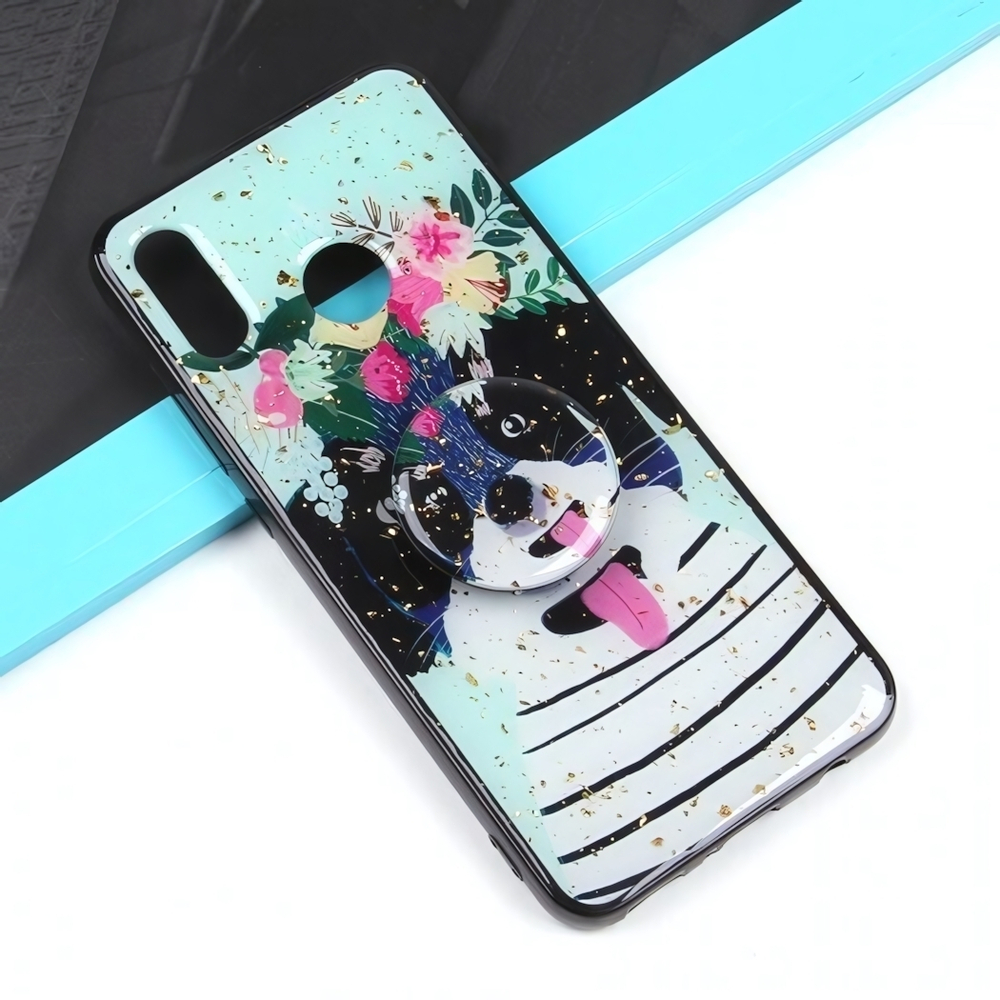 Чехол ТПУ с попсокетом для Huawei Nova 3, 010895