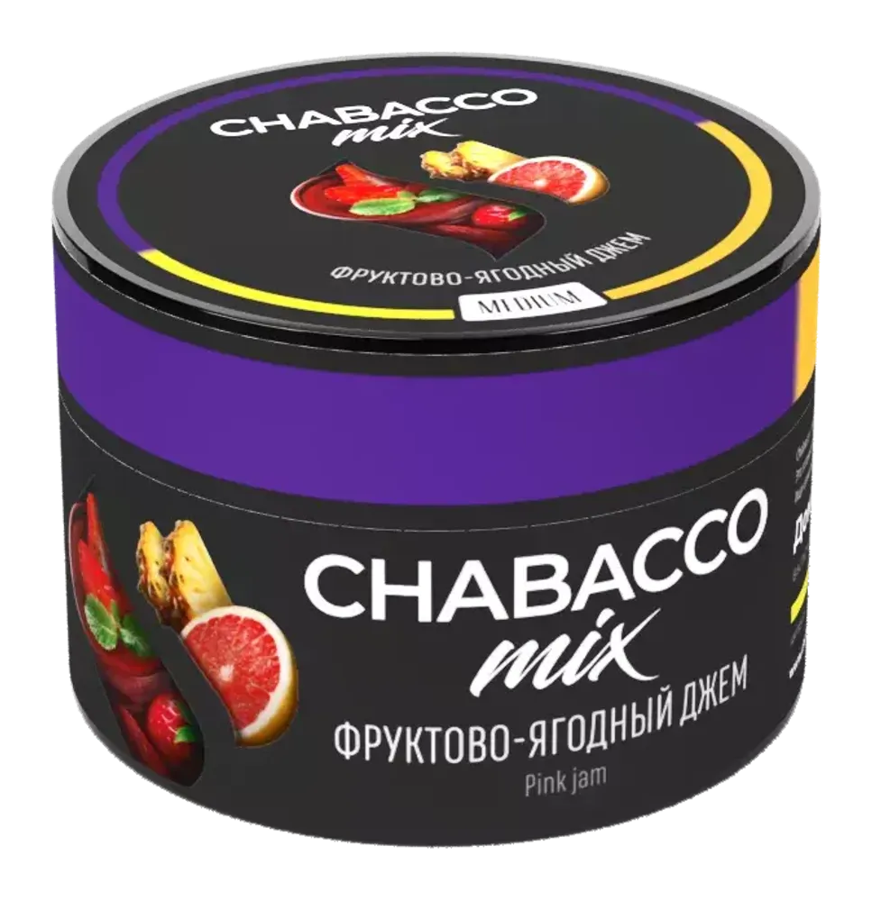 Chabacco Medium - Pink Jam (200g)