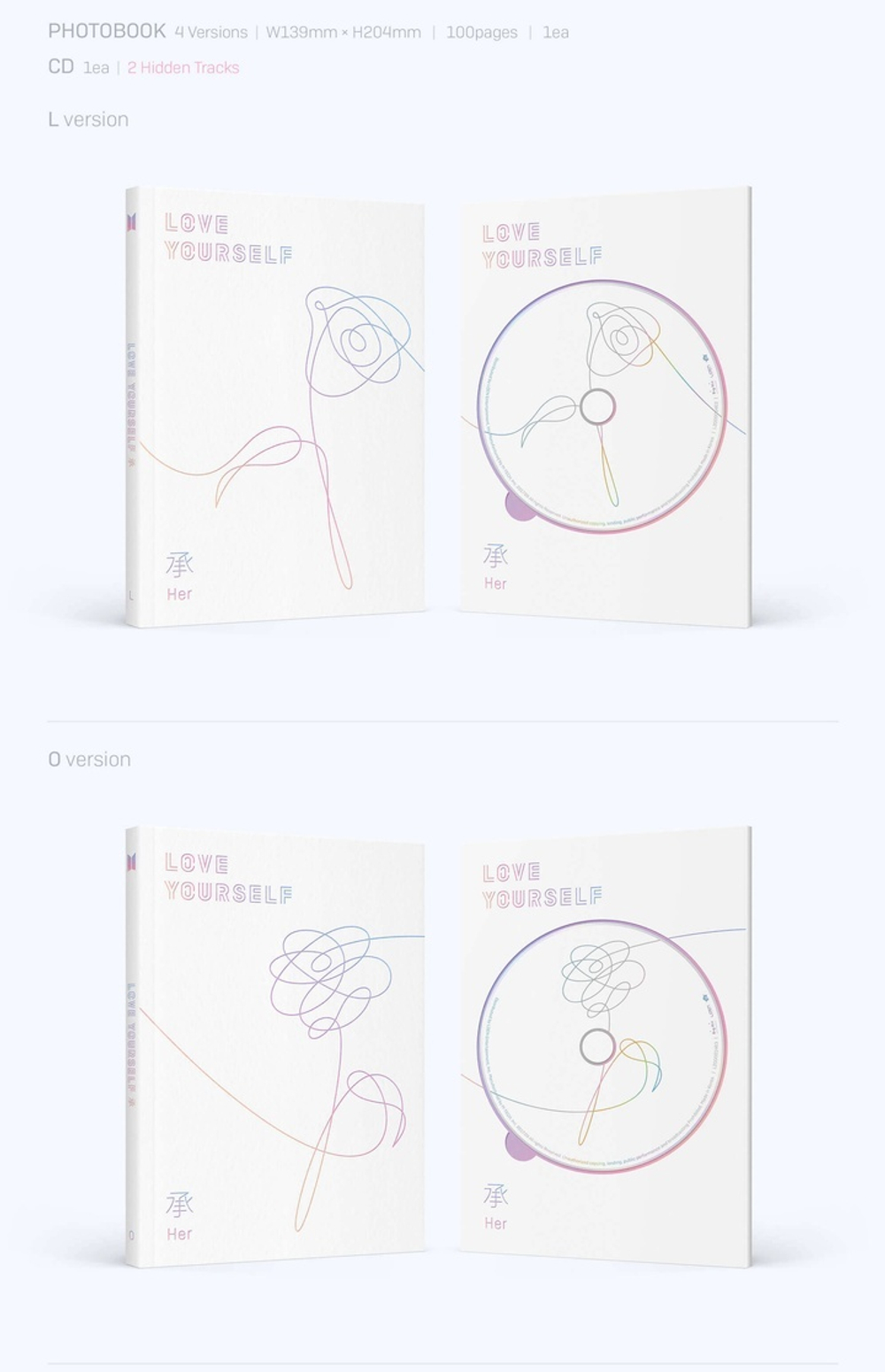 Альбом BTS - LOVE YOURSELF 承 'Her'