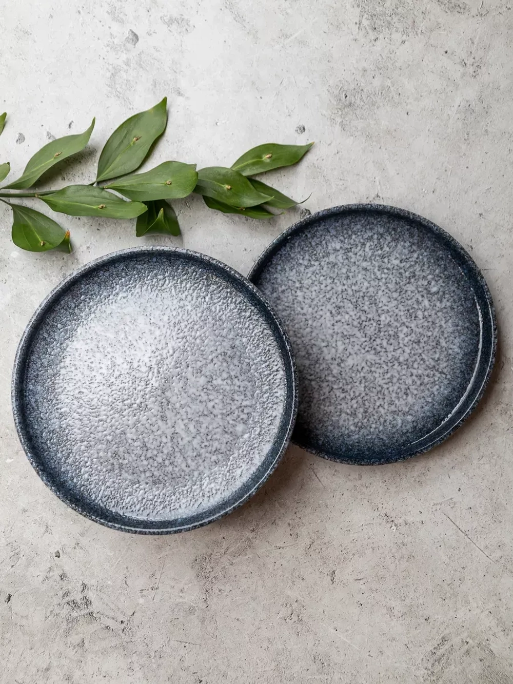 Тарелка с бортиками,Синий песок, диаметр 25,3 см - 6 шт.