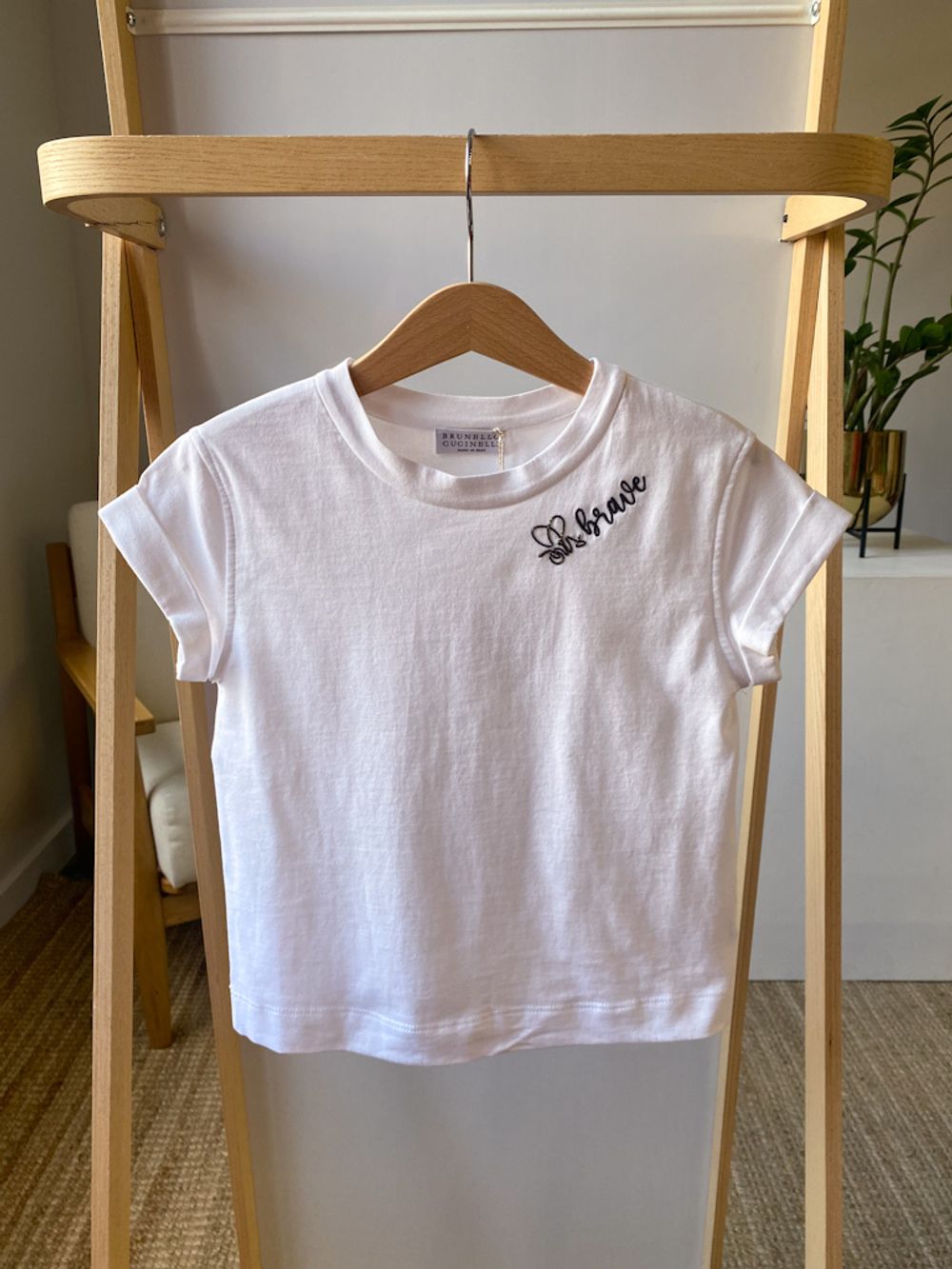 Новая хлопковая футболка Brunello Cucinelli, 104