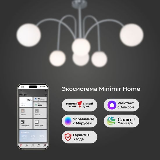 30177/6 / потолочный светильник / хром Smart