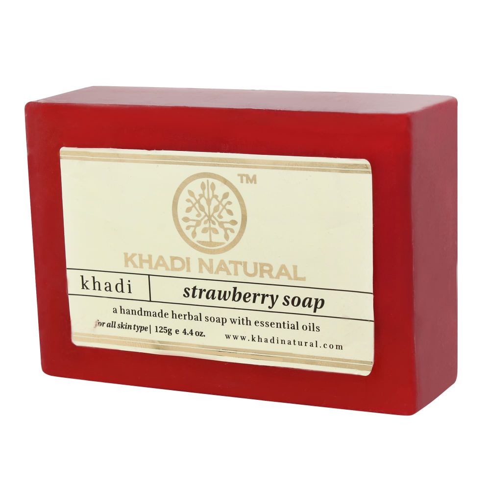 Мыло Khadi Natural Клубника Strawberry Soap 125 г