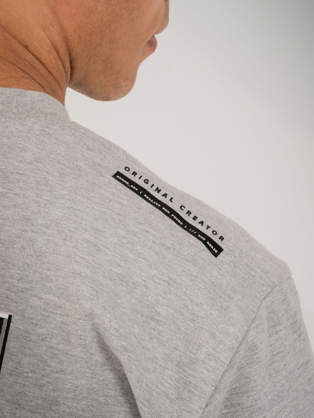 Футболка мужская ORIGINAL CREATOR GLITCH T-SHIRT, Серый