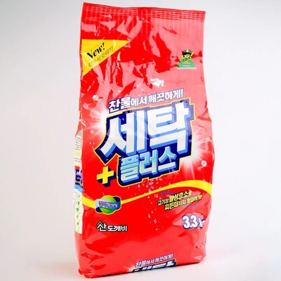 Стиральный порошок SANDOKKAEBI Се-Плас с ферментами 3,3 кг, мягкая упаковка