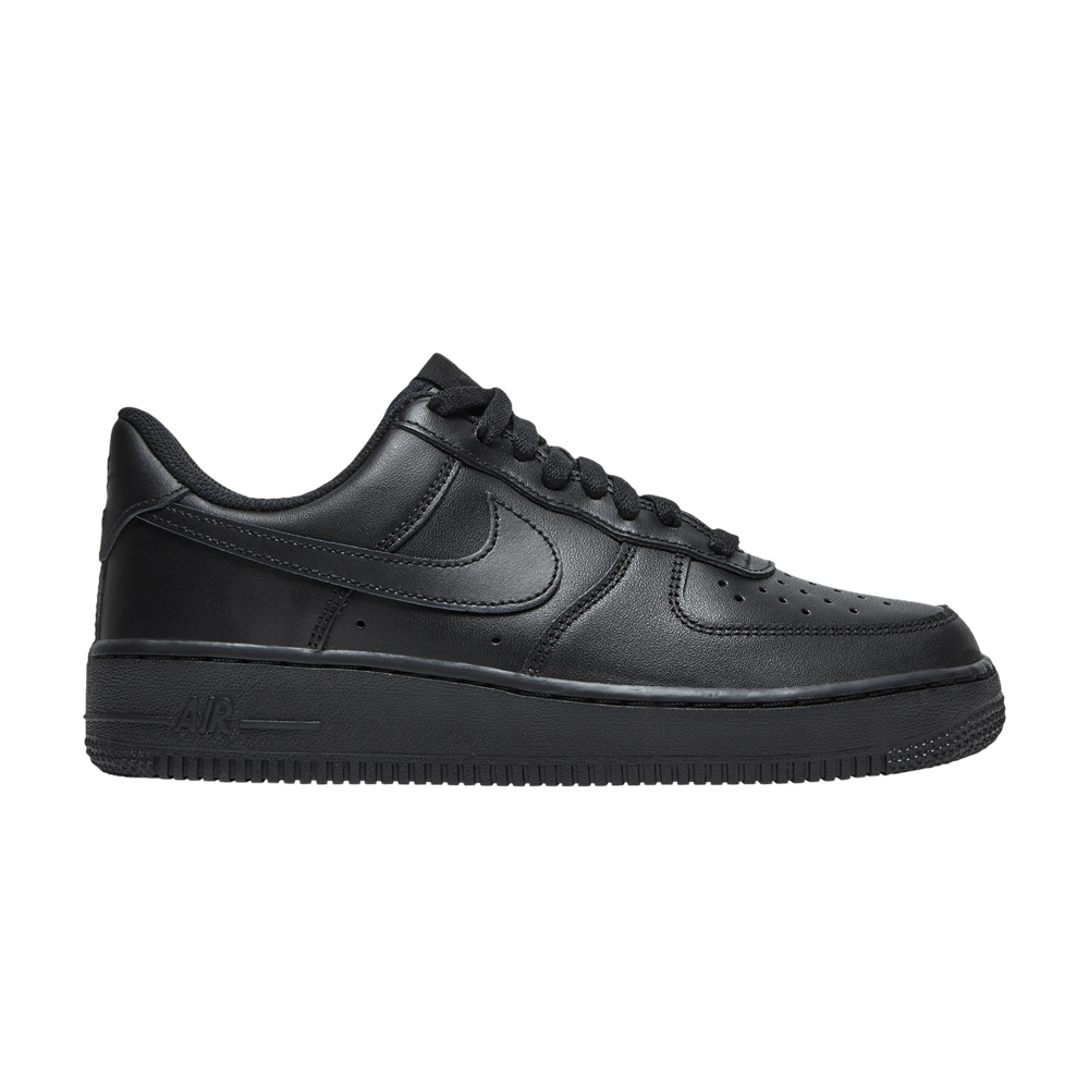 Кроссовки Nike Air Force 1 Low Triple Black (Женская размерная сетка)