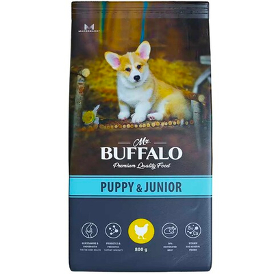 Mr.Buffalo корм для щенков и юниоров с курицей (Puppy & Junior Chicken)