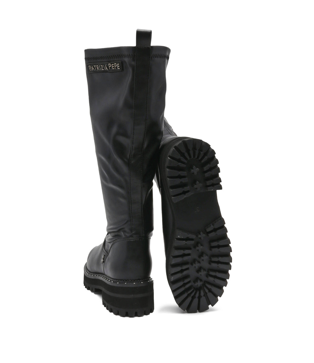 сапоги-казаки Patrizia Pepe - черный(PPJ711)