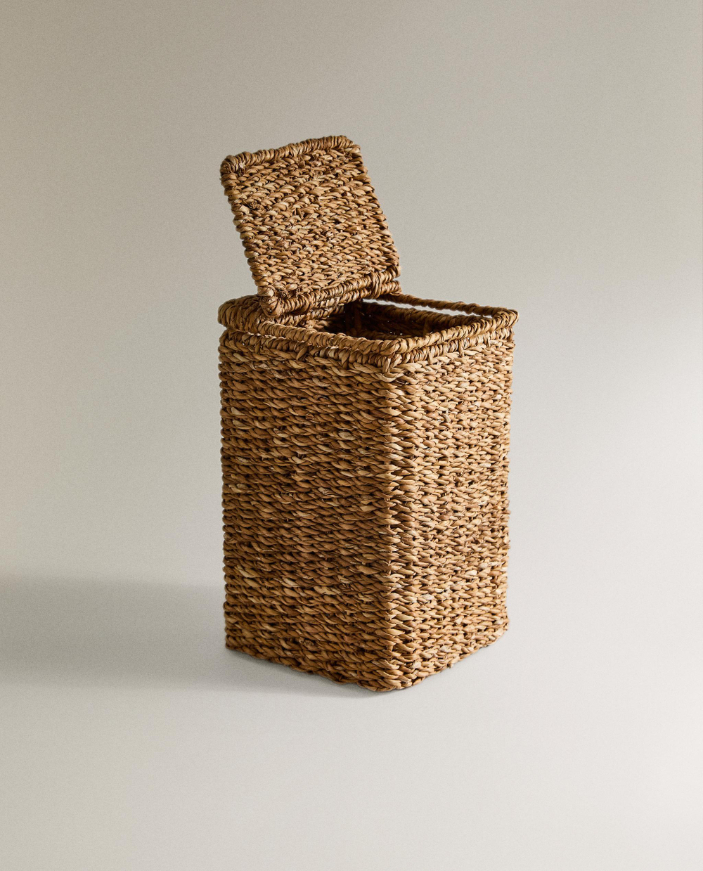Zara Home Корзина из морской травы, цвет бежевый, 30 см · 3589/049
