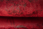 Ткань Вельвет красный с тиснением арт. 104044