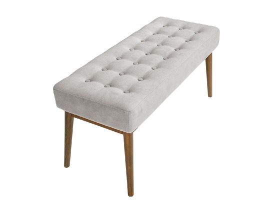 Банкетка 5107/WD1404 с обивкой из темно-серой ткани Испания 