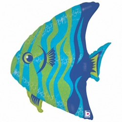 Шар (28""/71 см) Фигура, Рыба Ангел, 1 шт. Б221