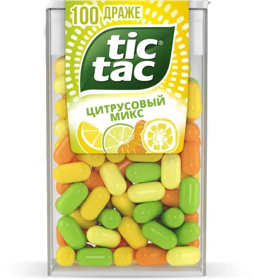 Драже Tic Tac цитрусовый микс 49г