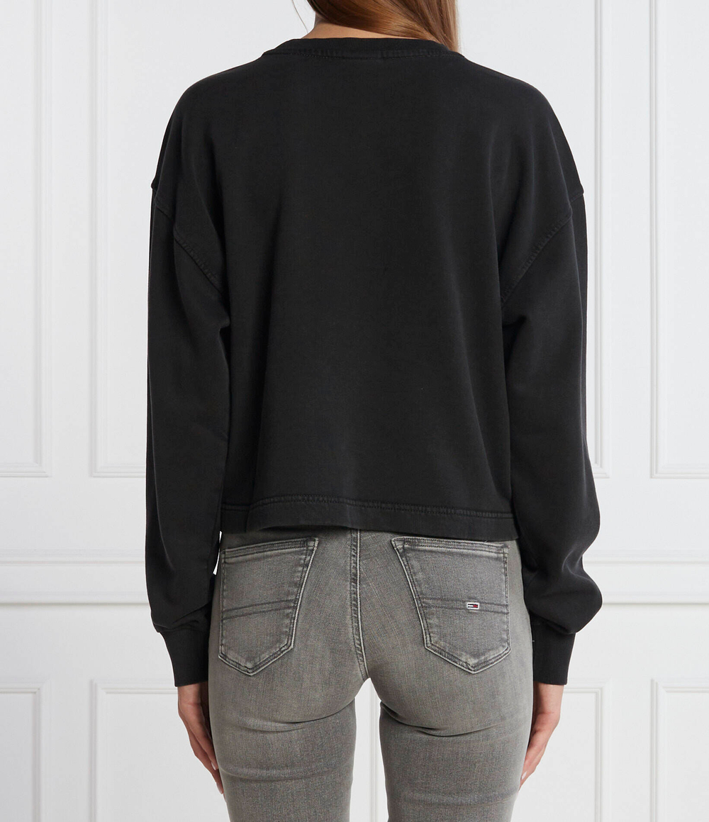 Худи VINTAGE EAGLE CREW Tommy Jeans - черный(DW0DW16415)