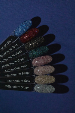 Monami Гель-лак Millennium Silver, 8 г