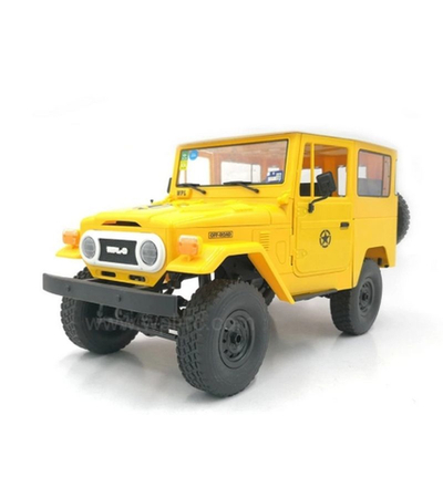 Радиоуправляемая машина WPL японский внедорожник FJ40 (желтая) 4WD 2.4G 1/16 RTR
