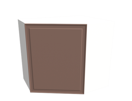 Кухня Модуль ШВУ 590 Белый / Пудрово-розовый